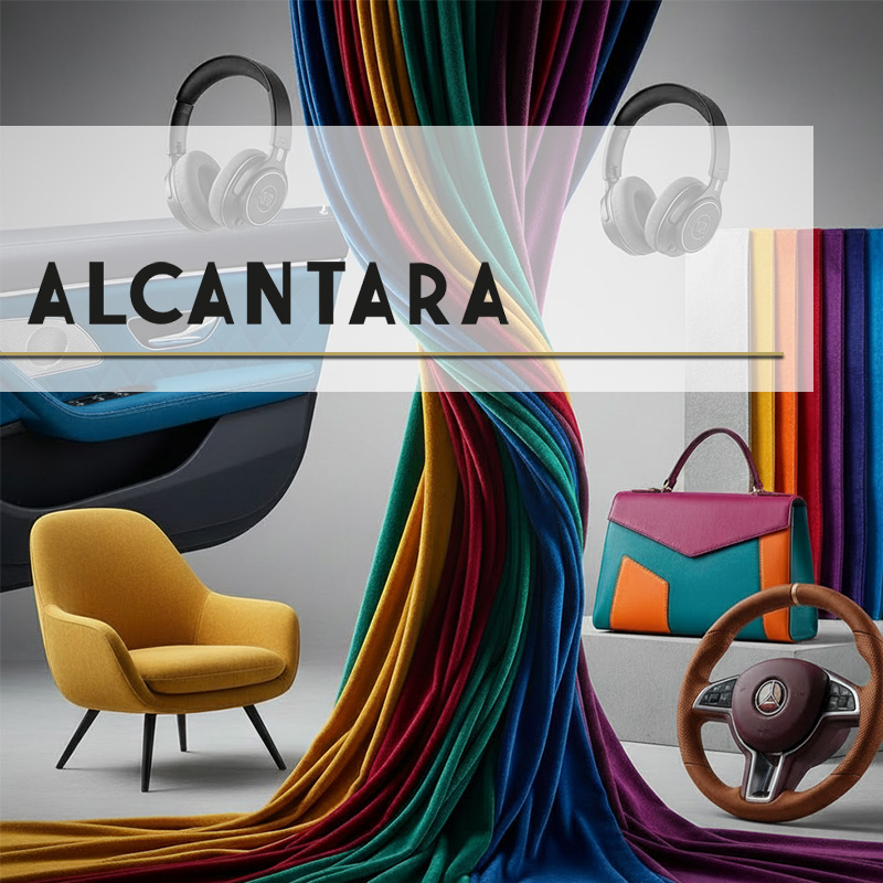 Alcantara – Sportliche Eleganz und edle Haptik für Ihr Projekt. Original Alcantara Mikrofaserstoff für hochwertige Fahrzeuginnenausstattungen, Dachhimmel und exklusive Design-Möbel online entdecken.