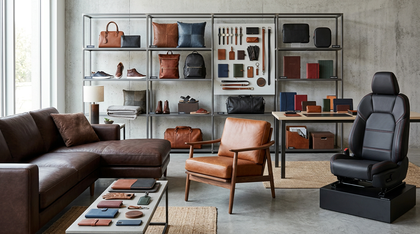 Vielfalt und Faszination Leder in Österreich: Große Auswahl an ökologisch gegerbten Produkten für langlebiges Design. Große Auswahl an Lederprodukten in AT: Von Polstermöbeln bis Accessoires aus pflanzlicher Gerbung und Handarbeit.