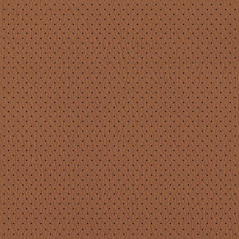  Perforiertes Autoleder | Oldtimerleder braun