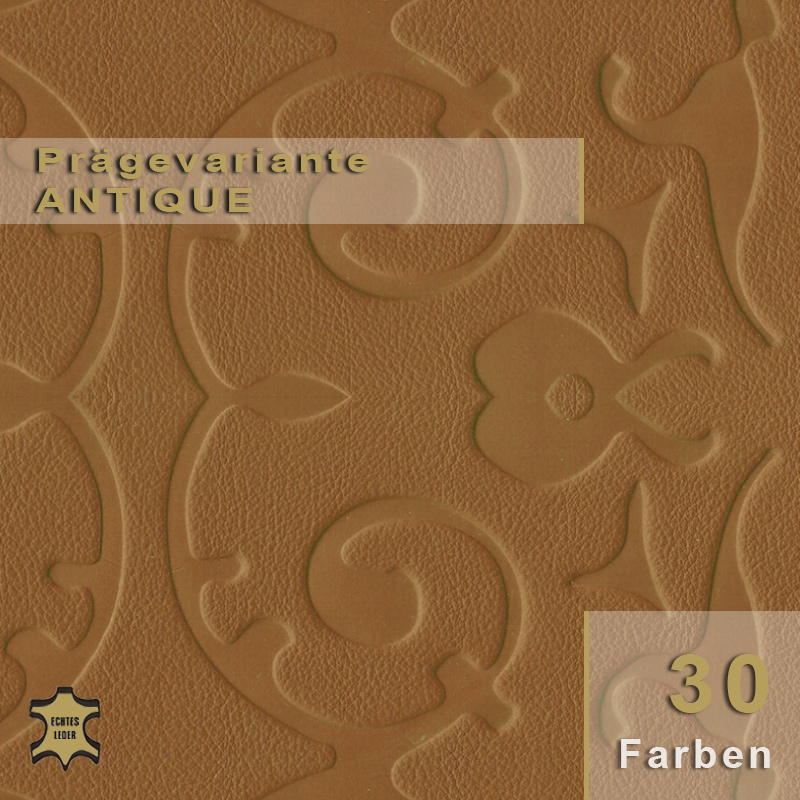Design-Leder | Ornamentoptik (Lederprägung Antique) Design-Leder | Ornamentoptik (Lederprägung Antique)
