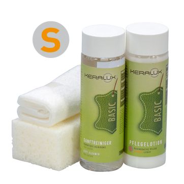 KERALUX Set S – Tiefenpflege für gewachste Oberflächen und Saddle-Leder. KERALUX Set S für gewachste Leder und Saddleleder zum Erhalt der wertvollen Fett- und Wachsschicht direkt auswählen.